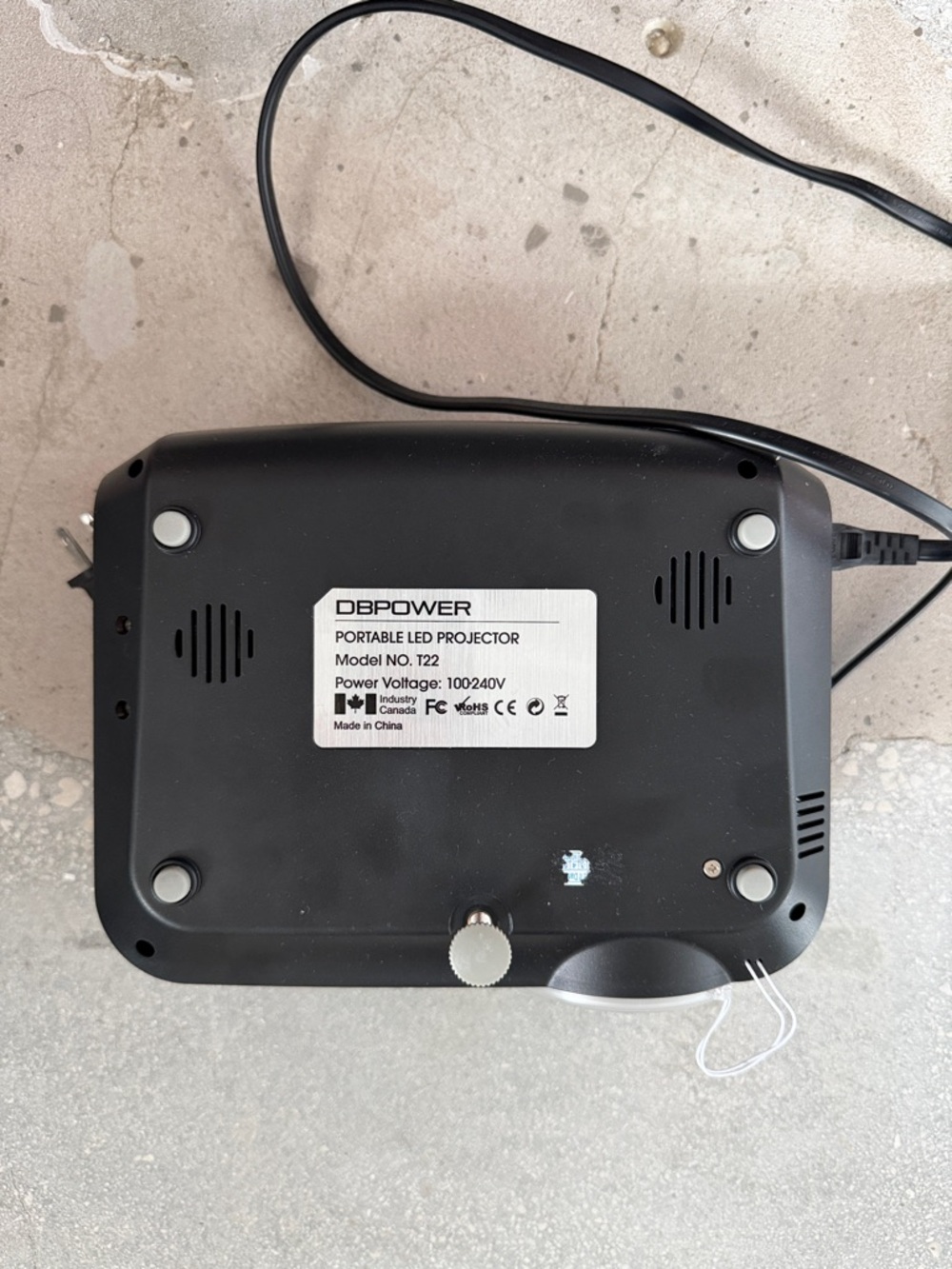 DBPower Portable LED Projector T22 - Picture 4 of 5
